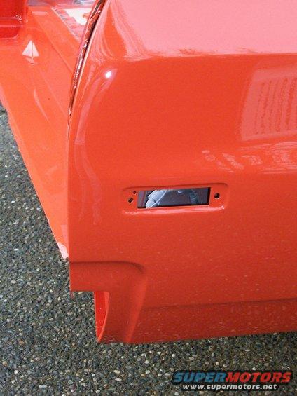 100_0473.jpg there is a little run in the clear off the corner of this marker lite. we'll just block it off and polish it and it will be perfect 