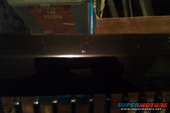 Automatic pet feeder on a shelf above a dark surface