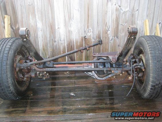 new axle for the 84 bronco 04 dana 60 out of a harley davidson f 350