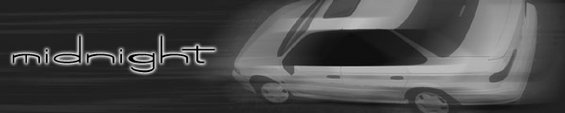 White sedan with sunroof and "midnight" text overlay