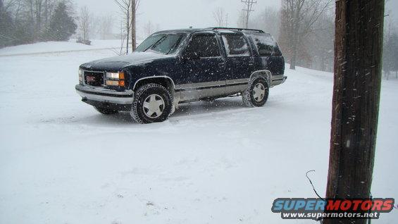 in the snow