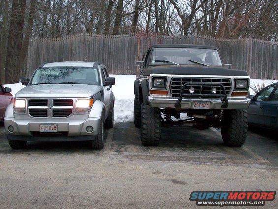 Parked next too my fiance's nitro