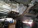 1986 Toyota Hilux - Custom skid plate installed on vehicle transmission and transfer case assembly.