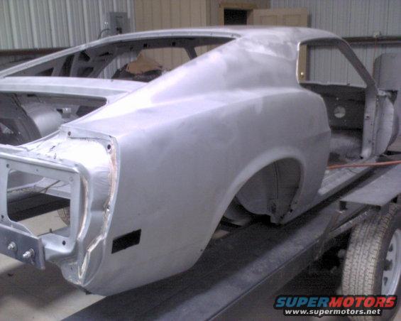 Passenger side Quarter is pretty good.  bottom of front and back are bad and will be replaced.