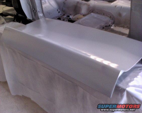 trunk lid is a new reproduction piece.