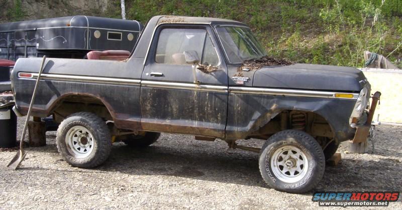 1978 Ford Bronco “Blackie The Friesian Half Cab”