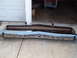 1973 Ford Ranchero - Front bumper assembly with chrome trim and rusty inner support, likely from an older vehicle.