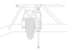 1996 Ford Bronco - Diagram of front suspension components, including a coil spring and shock absorber.