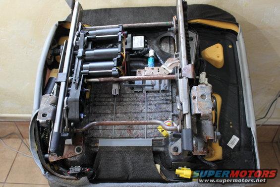 the 2003 LX passenger seat before. be gentle to the LX seats when removing the harness and use a soft mallet to stick the plastic retainers in place once the 2007 parts are in place.