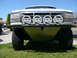 1988 Ford Bronco - Front view of a white Ford Bronco, likely from the early to mid-1990s, equipped with four Hella driving lights.