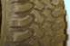 1979 Ford Bronco - A detailed view of a tire's aggressive tread pattern, showing significant wear and cracking.