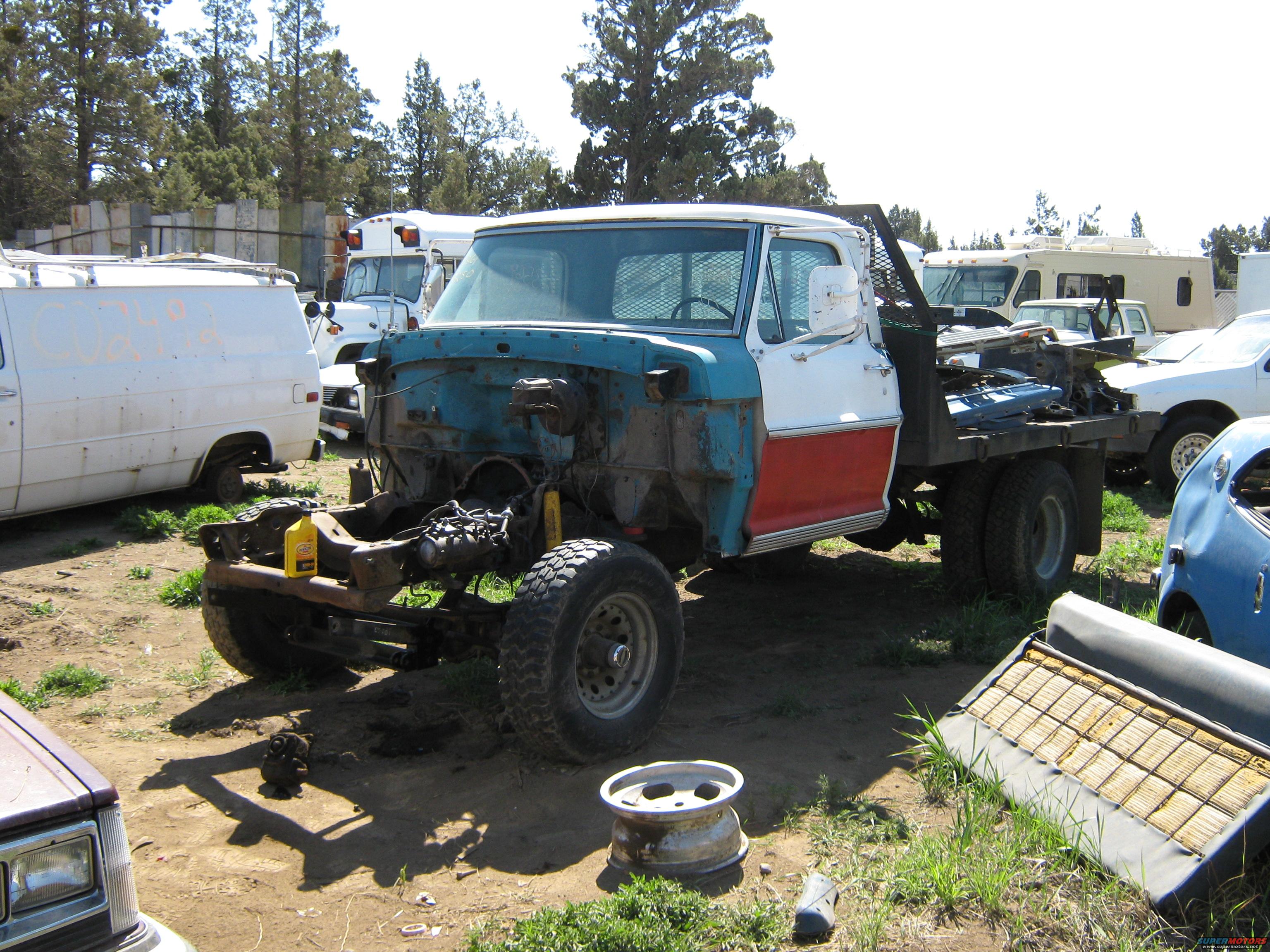1972 Ford F-250 “Big Red My neighbor calls it Frankeistein”