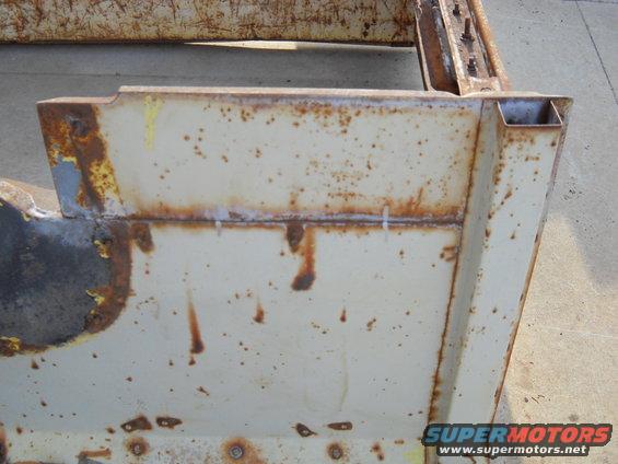 54-build--41910-069.jpg Then I started to cut down the box. I need to cut 8&quot; out of the front half and 10&quot; out of the rear half. I made 3 cuts and then decided to clean up and call it quits for the day.

The first picture shows how much will be removed out of the front half. The marks are silver.