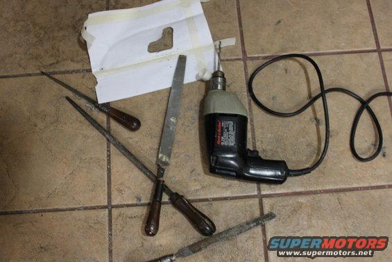 tools used.