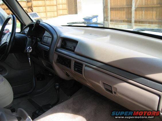 1993 Ford Bronco interior dashboard and steering wheel