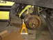 1979 Ford Mustang - this is the before photo of the factory junk on passenger front. doing a brake swap