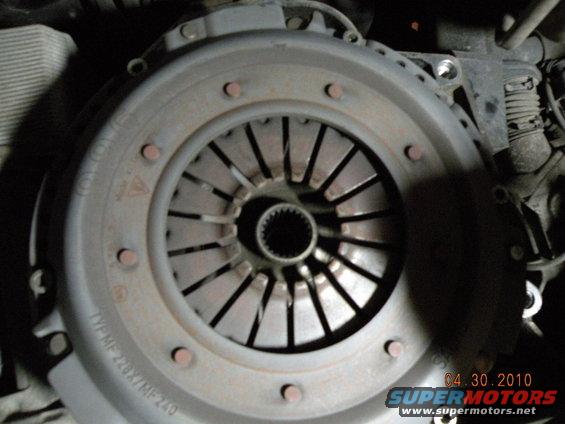 Clutch assembly with part number TYP-MF 220X/MF 240 visible