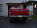 1997 Ford Ranger - Rear view of a red 1997 Ford Ranger pickup truck, the STX decal and a Pennsylvania license plate.