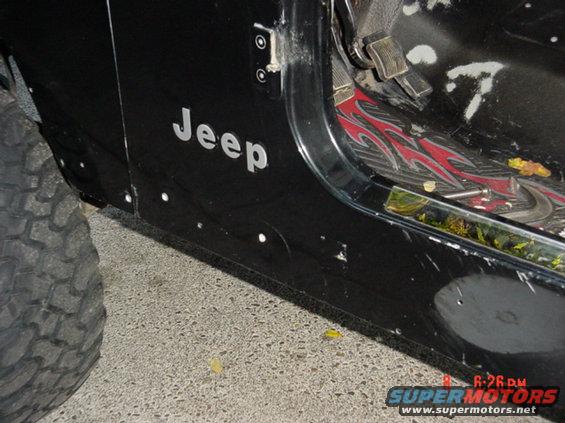 frank081003-182.jpg New holes in the Jeep.  No turning back now!