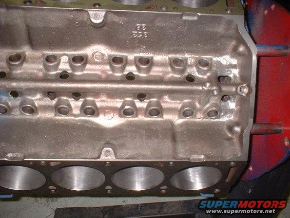Drilled ALL oil galley holes, tapped & installed pipe plugs.
Cleaned up casting flash & opened up return holes.