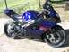 2006 Suzuki GSX-R 1000 - This 2006 Suzuki GSX-R 1000 is a sport motorcycle with blue and black bodywork.