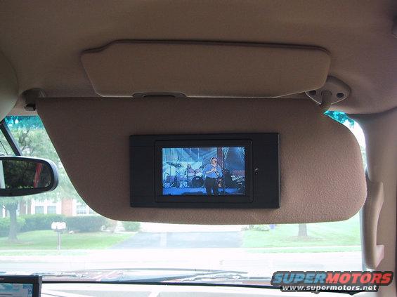 Passenger side  visor