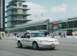 1993 Ford Mustang - State Police Mustang at the Indianapolis Motor Speedway, with the Pagoda visible in the background.