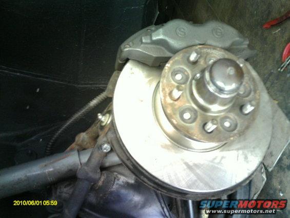 new PBR brake rotors, previous owner replaced calipers and pads but not rotors