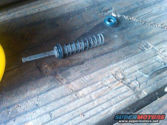 This was for 86 F250 but still applies to bronco.

Notice all the white tarnish build up.  It was preventing the o-ring from sliding on the shaft and running the truck out of gas on that tank.  