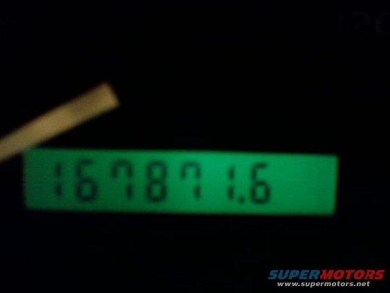 Digital odometer reading 167871.6