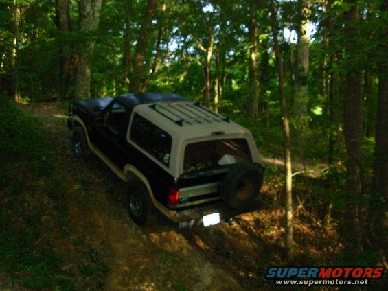 10061237hole.jpg But I finally realized I didn't have enough articulation, so when the back end slid R, I just let it go and drove out on Greg's line.