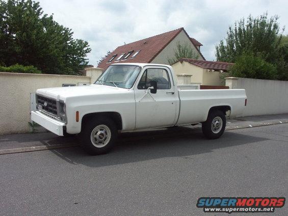 White 1979 Chevrolet C/K Pickup, side view