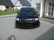 2001 Audi A4 - Front view of a black Audi A2 parked on a paved driveway.