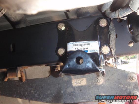 Ford Bronco suspension bracket with part number EOTZ-5775-C visible