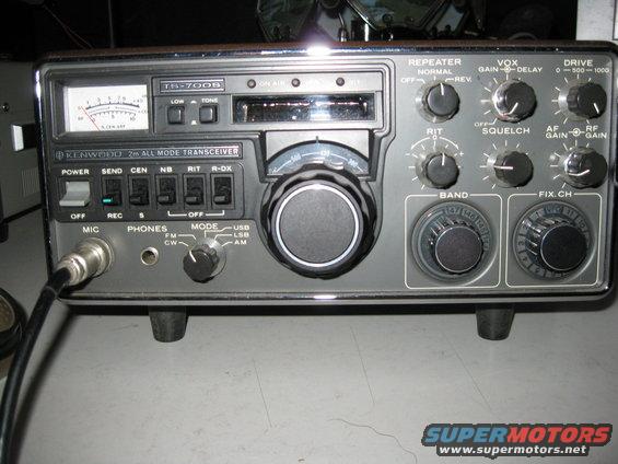 Kenwood TS-700S 2m all mode transceiver with large tuning knob and various controls