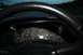 1984 Ford Bronco II - Interior view of a vehicle's dashboard, showing the steering wheel and instrument cluster.