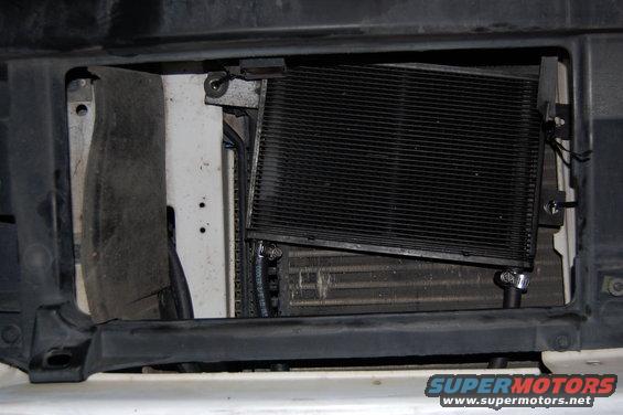Explorer stacked plate cooler temporarily installed.