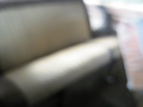 Interior view of a car seat, possibly from a 1979 Ford Bronco