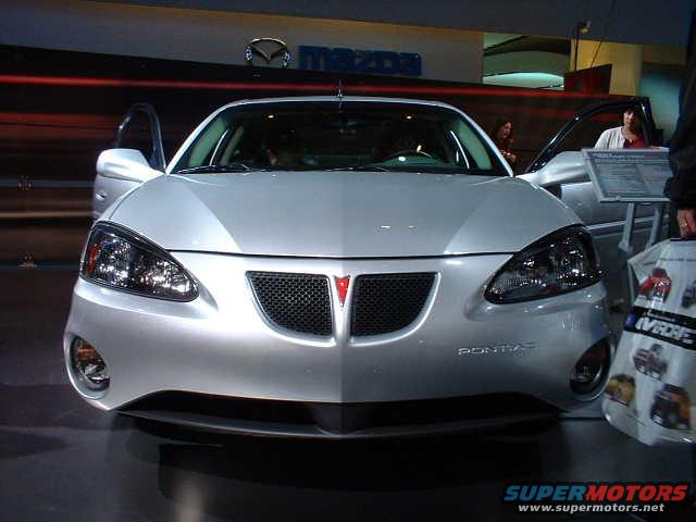 Silver Pontiac Grand Prix front view