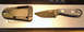1984 Ford Bronco - A knife and its sheath are displayed on a textured surface, with a website address visible at the bottom.