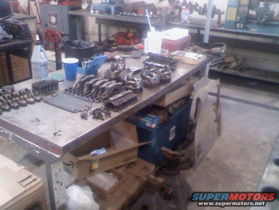 Big pile of shit that will be a decent engine when finished.
