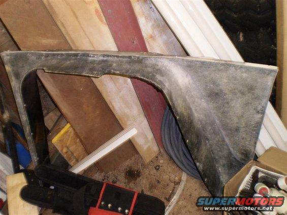 Fender flare, dark gray, part view