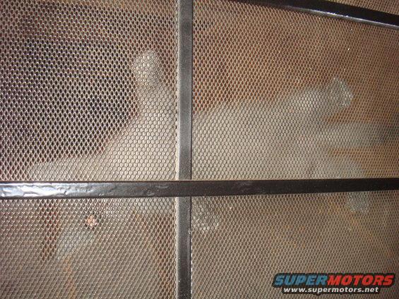 Interior cage with mesh and metal bars