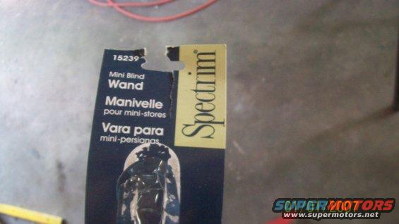 Spectrim Mini Blind Wand packaging with French and Spanish text