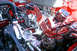 1959 Ford Ranchero - Engine bay details with polished chrome components and red accents.