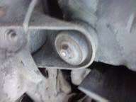 Close-up of a vehicle suspension component