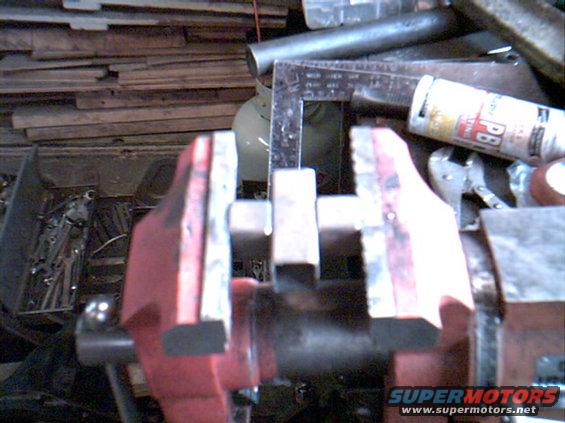 adaptor1.jpg The cross I made for the adapter.  I believe the dimension was 2 3/4 each way.