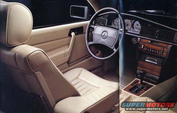 190E leather interior
