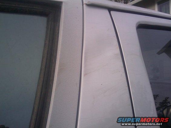 1996 Ford Bronco side door frame and window trim