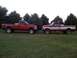 1996 Ford F-150 - Next to an F250 with a 3 inch leveling kit